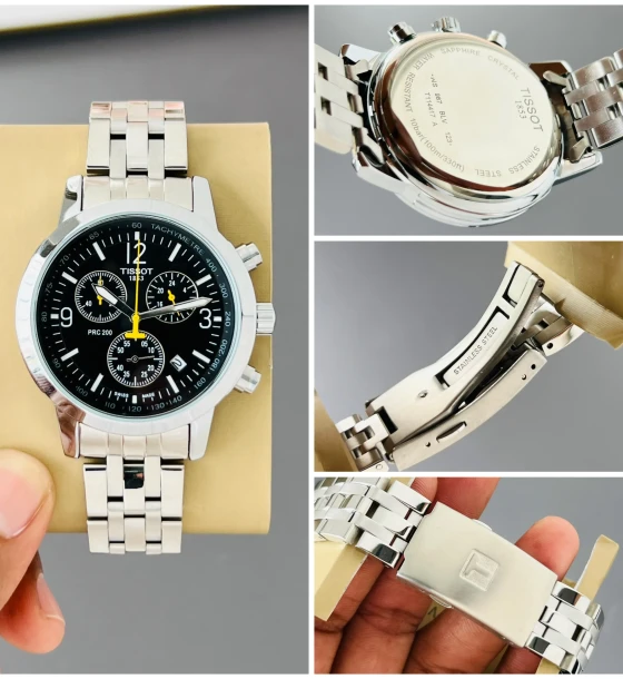 Tissot PRC 200 Classic Stainless Steel Watch first copy