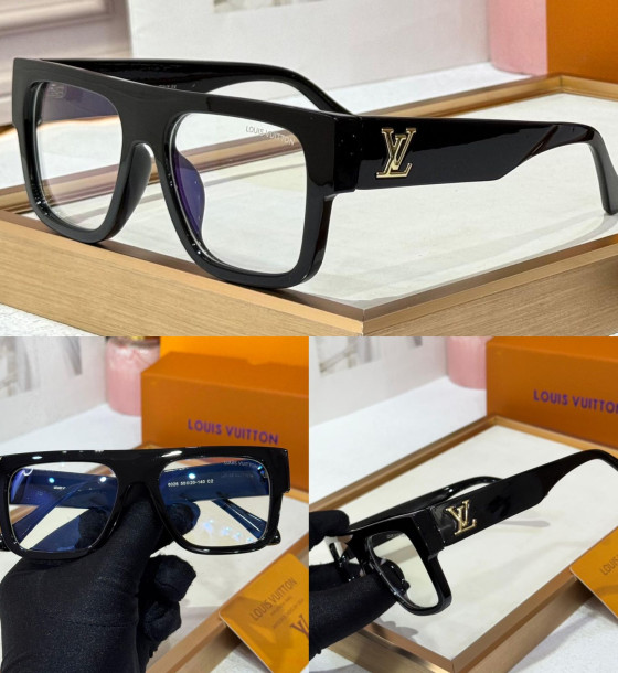 Louis Vuitton L19V-Iconic Clear Black EYEGLASSES first copy