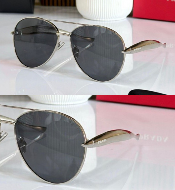 Prada PR82 AVIATOR UNISEX SUNGLASSES first copy