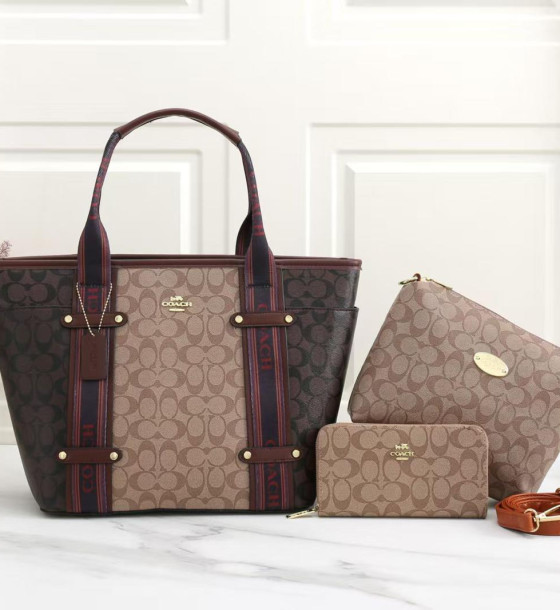 Coach TOTE BAG WITH SLING & WALLET first copy