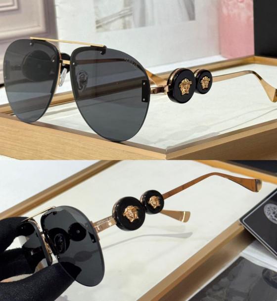 Versace V3652C Medusa Aviator Sunglasses first copy