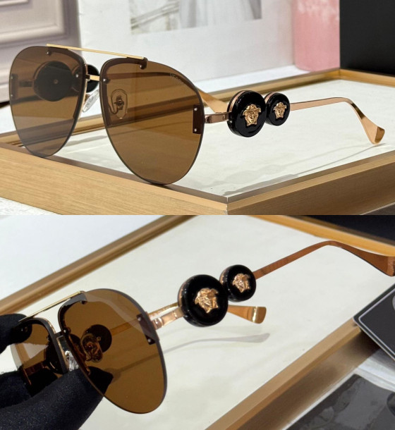 Versace V3652C Medusa Aviator Sunglasses first copy
