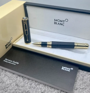 Mont Blanc Victor Hugo Edition Roller Pen - 3 first copy