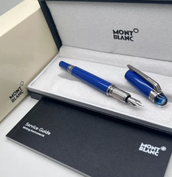 Mont Blanc Starwalker Resin Blue fountain pen - 6 first copy