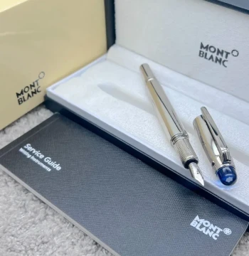 Mont Blanc Starwalker Resin Blue Fountain Pen - 1 first copy