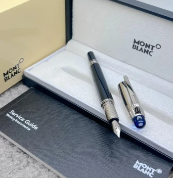 Mont Blanc Starwalker Resin Blue Fountain Pen - 1 first copy