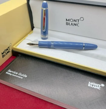 Mont Blanc Glacier Fountain Pen - 2 first copy