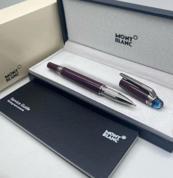 Mont Blanc Top Blue Roller Pen - 4 first copy