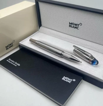 Mont Blanc Top Blue Roller Pen - 6 first copy