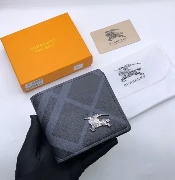 Burberry Premium Quality Wallet - 2 first copy