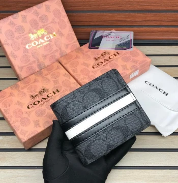 Coach Premium Quality Wallet - 4 first copy