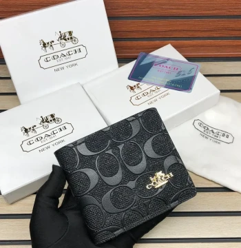 Coach Premium Quality Wallet - 14 first copy