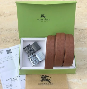 Burberry Two Buckle Set Belt first copy