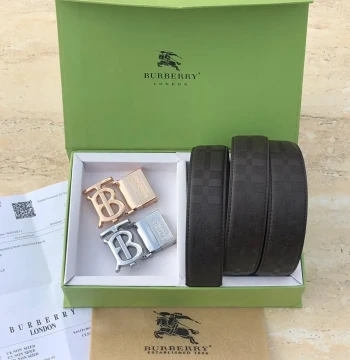Burberry Two Buckle Set Belt first copy