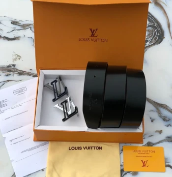 Louis Vuitton Two Buckle Set Belt first copy