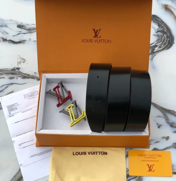 Louis Vuitton Two Buckle Set Belt first copy