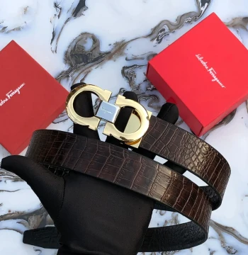 Salvatore Ferragamo Reversible Belt first copy