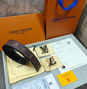 Louis Vuitton Two Buckle Combo Reversible Belt first copy