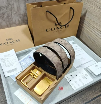 Louis Vuitton Two Buckle Combo Reversible Belt first copy
