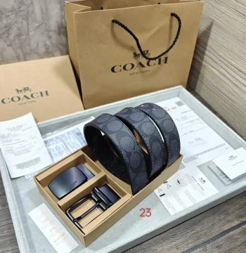Louis Vuitton Two Buckle Combo Reversible Belt first copy