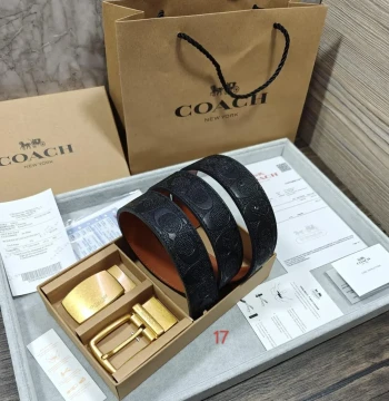 Louis Vuitton Two Buckle Combo Reversible Belt first copy