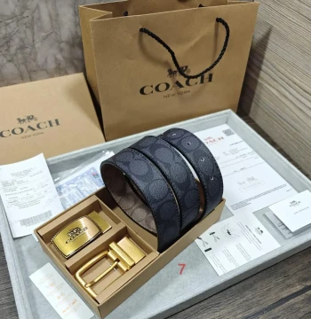 Louis Vuitton Two Buckle Combo Reversible Belt first copy