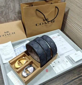 Louis Vuitton Two Buckle Combo Reversible Belt first copy