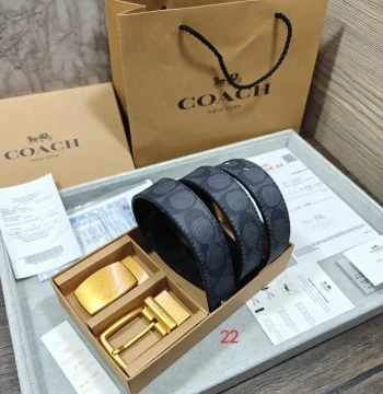 Louis Vuitton Two Buckle Combo Reversible Belt first copy