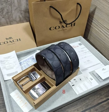 Louis Vuitton Two Buckle Combo Reversible Belt first copy