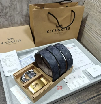 Louis Vuitton Two Buckle Combo Reversible Belt first copy