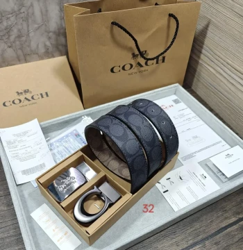 Louis Vuitton Two Buckle Combo Reversible Belt first copy