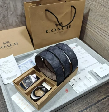 Louis Vuitton Two Buckle Combo Reversible Belt first copy
