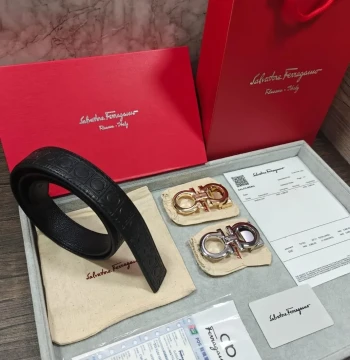 Louis Vuitton Two Buckle Combo Reversible Belt first copy