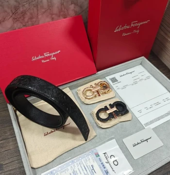 Louis Vuitton Two Buckle Combo Reversible Belt first copy