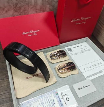 Louis Vuitton Two Buckle Combo Reversible Belt first copy