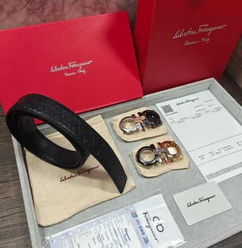 Louis Vuitton Two Buckle Combo Reversible Belt first copy