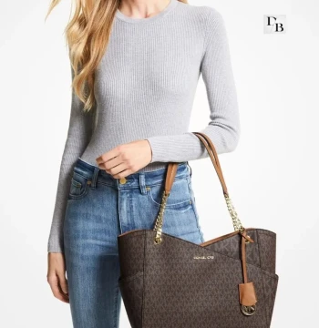 Michael Kors JET SET LARGE LOGO Shoulder BAG first copy