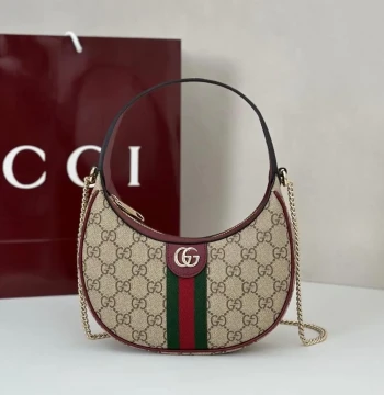 Gucci Ophidia Wine Small Shoulder Bag (With Box) first copy
