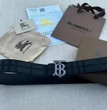 Burberry LS REVERSIBLE BELT first copy