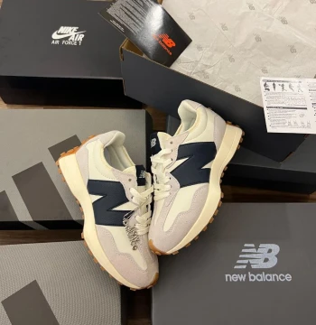 New Balance - 327 (White Blue) first copy