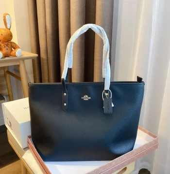 Coach Full Black City Tote Bag (With Box) first copy