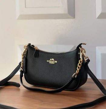 Coach Teri Black Shoulder Bag (With Box) first copy