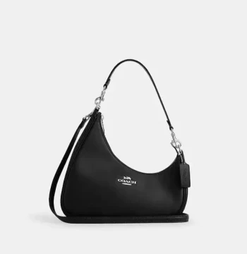 Coach Twisted Teri Black Shoulder Bag (With Box) first copy