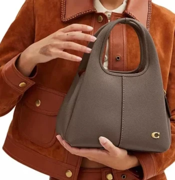 Coach Lana Khaki Color Shoulder Bag (With Box) first copy