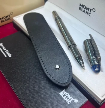 Mont Blanc MB Starwalker Space Blue Resin Rollerball Pen - 5 first copy