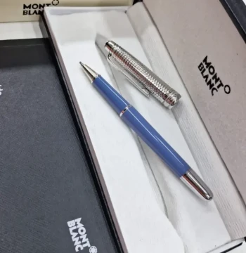 Mont Blanc MB Meisterstuck Glacier Duo Rollerball Pen first copy