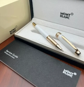 Mont Blanc MB Meisterstuck Glacier Duo Rollerball Pen - 2 first copy