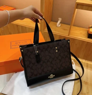 Coach Dempsey Carryall In Signature Bag first copy