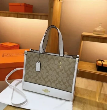 Coach Dempsey Carryall In Signature Bag first copy