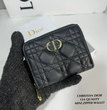 Dior Mini Zipper Wallet first copy